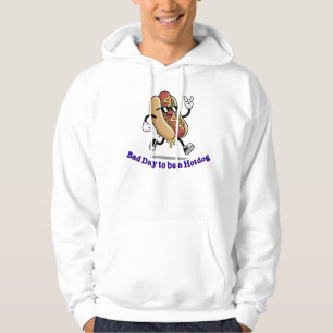 Funny Cool Hotdog Retro Cartoon Slang Graphic Appa Hoodie