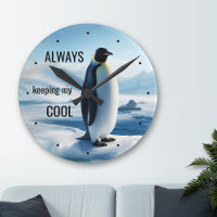 Funny Cool Penguin Ice