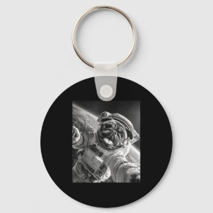 Funny Cool Pug Astronaut Space Selfie Cosmic Dog G Key Ring