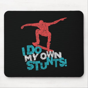 Funny Cool Skateboarding Quote Saying, Skateboarde Mouse Mat