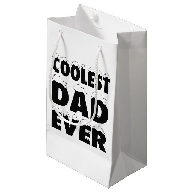 Funny Coolest Dad Ever Father's Day | Gift Bag (Front Angled)