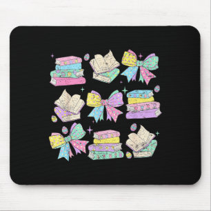 Funny coquette bunny bow rabbit teacher books mouse mat