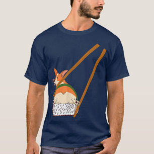 Funny Corgi And Sushi Lover T-Shirt