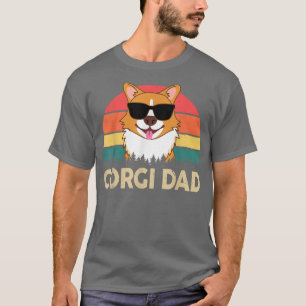 Funny Corgi Dad  Cute Corgi Gift for Lovers  T-Shirt