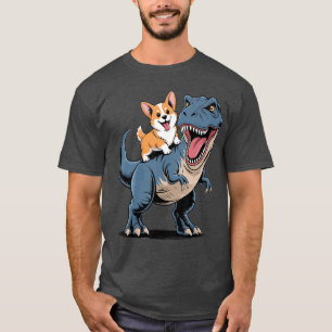 Funny Corgi Design for Boys Men Welsh Corgi Dog Lo T-Shirt