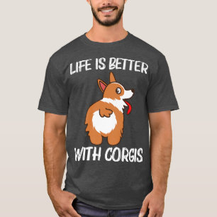 Funny Corgi Design For Men Women Pet Dog Animal Do T-Shirt