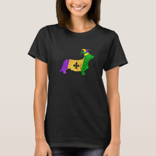 Funny Corgi Dog Lover Cute Mardi Gras Carnival Pre T-Shirt