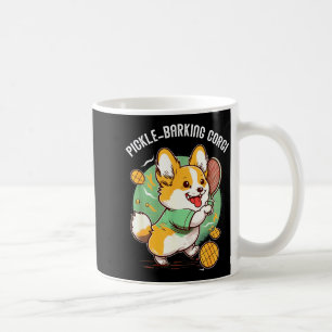Funny corgi dog pickleball pun for pickle ball coffee mug