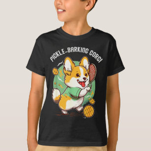 Funny corgi dog pickleball pun for pickle ball T-Shirt