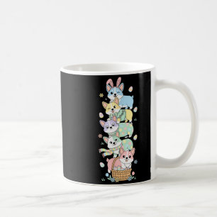 Funny Corgi Easter Egg Kids Mens Womens Easter Day Coffee Mug