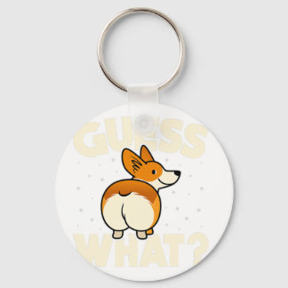 Funny Corgi Gifts For Corgi Lovers Men Women Kids Key Ring