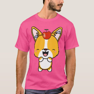 Funny Corgi Is Playing William Tell With An Apple T-Shirt