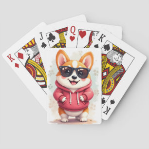 Funny Corgi Kawaii Dog Playing Cards