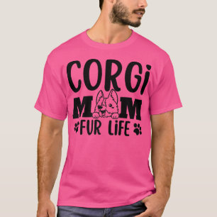 Funny Corgi Mom Cute Dog Puppy Pet Lover-1080 T-Shirt