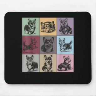 Funny Corgi Mom Quote In My Corgi Era Cool Dog Lov Mouse Mat