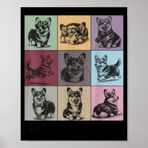 Funny Corgi Mom Quote In My Corgi Era Cool Dog Lov Poster