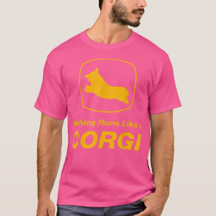 Funny Corgi Nothing Runs Like A Corgi  T-Shirt