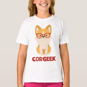 Funny Corgi Puppy Dog Lover Gift Cute Corgeek T-Shirt