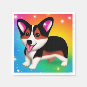 Funny Corgi Puppy Dog   Napkin