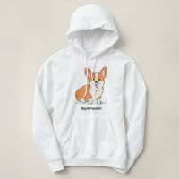 Funny Corgi Puppy - Hey Corgeous Dog Illustration