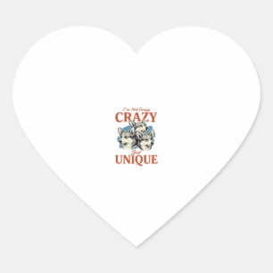Funny Corgi Unique Vintage Engraving T-Shirt Desig Heart Sticker