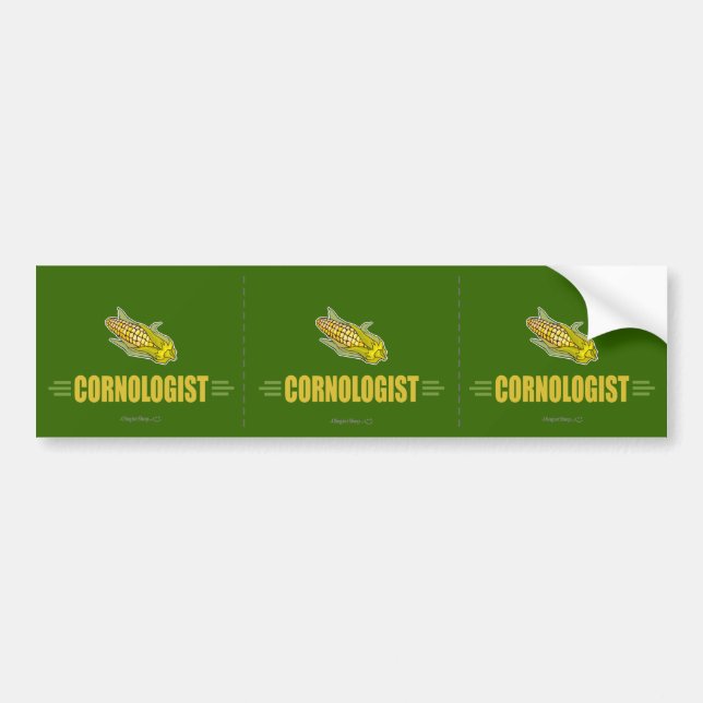 Funny Corn Bumper Sticker (Front)