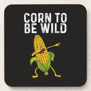 Funny Corn Gift for Men Women Corn On The Cob Cost Coaster