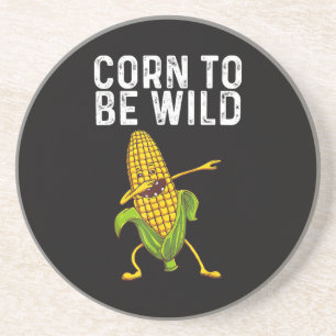 Funny Corn Gift for Men Women Corn On The Cob Cost Coaster