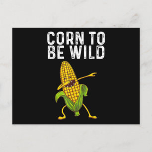 Funny Corn Gift for Men Women Corn On The Cob Cost Postcard