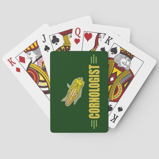 Funny Corn Playing Cards (Back)