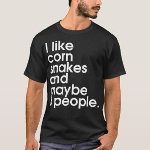 Funny Corn Snake Gift Introvert Reptile Zoo Lovers T-Shirt