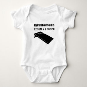 Funny Cornhole Baby Bodysuit