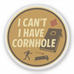 Funny Cornhole Game Enthusiast Graphic