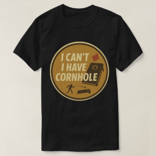 Funny Cornhole Game Enthusiast Graphic T-Shirt