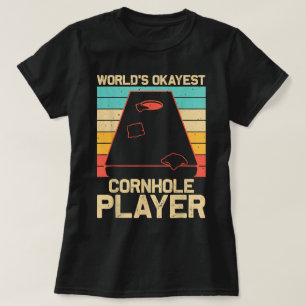 Funny Cornhole Gift Bean Bag Toss Game Players T-Shirt
