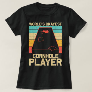 Funny Cornhole Gift Bean Bag Toss Game Players T-Shirt