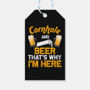Funny Cornhole Gift For Men Cornhole Player Beer Tags
