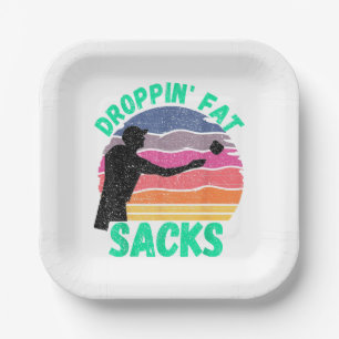 Funny Cornhole Team Cornhole Accessories  Paper Plate