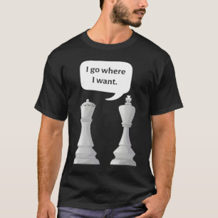 Funny corny dad joke design for chess players T-Shirt