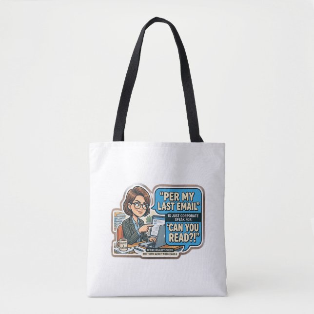 Funny Corporate Humour  Tote Bag (Front)