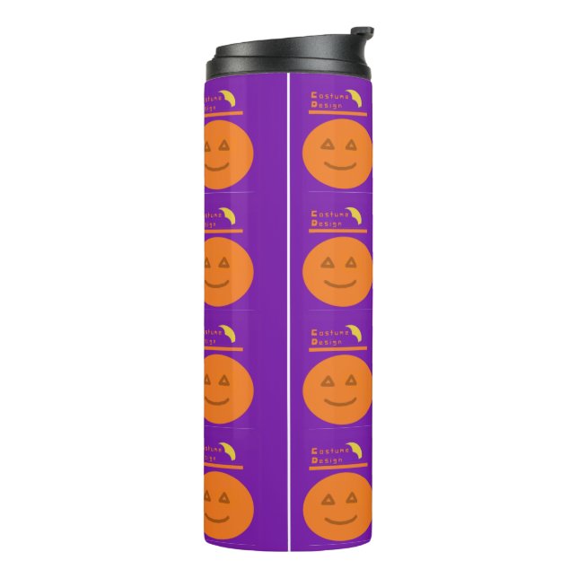 Funny Costume Design Pumpkin Thermal Tumbler (Rotated Left)