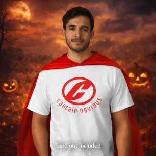 Funny Costume Idea CAPTAIN OBVIOUS T-Shirt