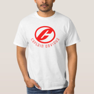 Funny Costume Idea CAPTAIN OBVIOUS  T-Shirt
