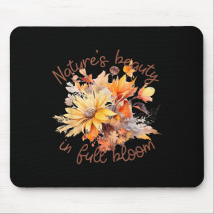 Funny Cottagecore Autumn Colours Fall Canadian Lea Mouse Mat