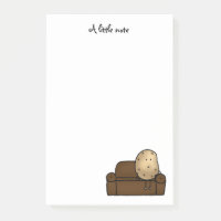 Funny Couch Potato Cartoon Design