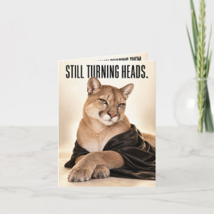 Funny Cougar Birthday Card Seductive Older Woman
