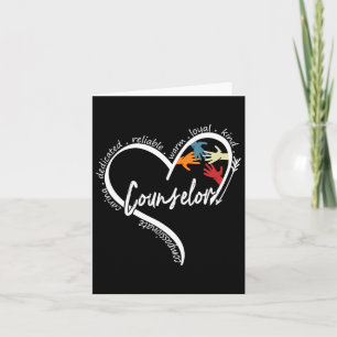 Funny Counsellor Graphic Tees Tops Back To School  Card