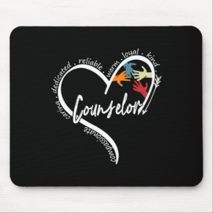 Funny Counsellor Graphic Tees Tops Back To School Mouse Mat