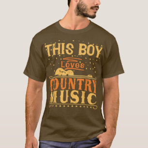 Funny Country Music Graphic Boys and Men Country M T-Shirt