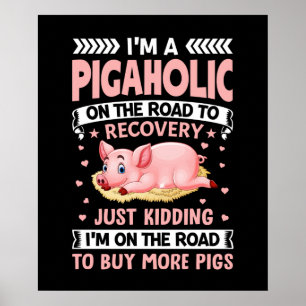 Funny Country Pig Lovers Poster